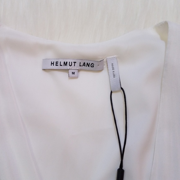 HELMUT LANG Soft Shroud Overlap Sleeveless Top NWT - Picture 3 of 8